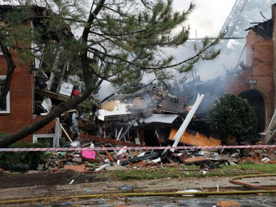 photo of gaithersburg condominium after fire and explosion nov 16 2022